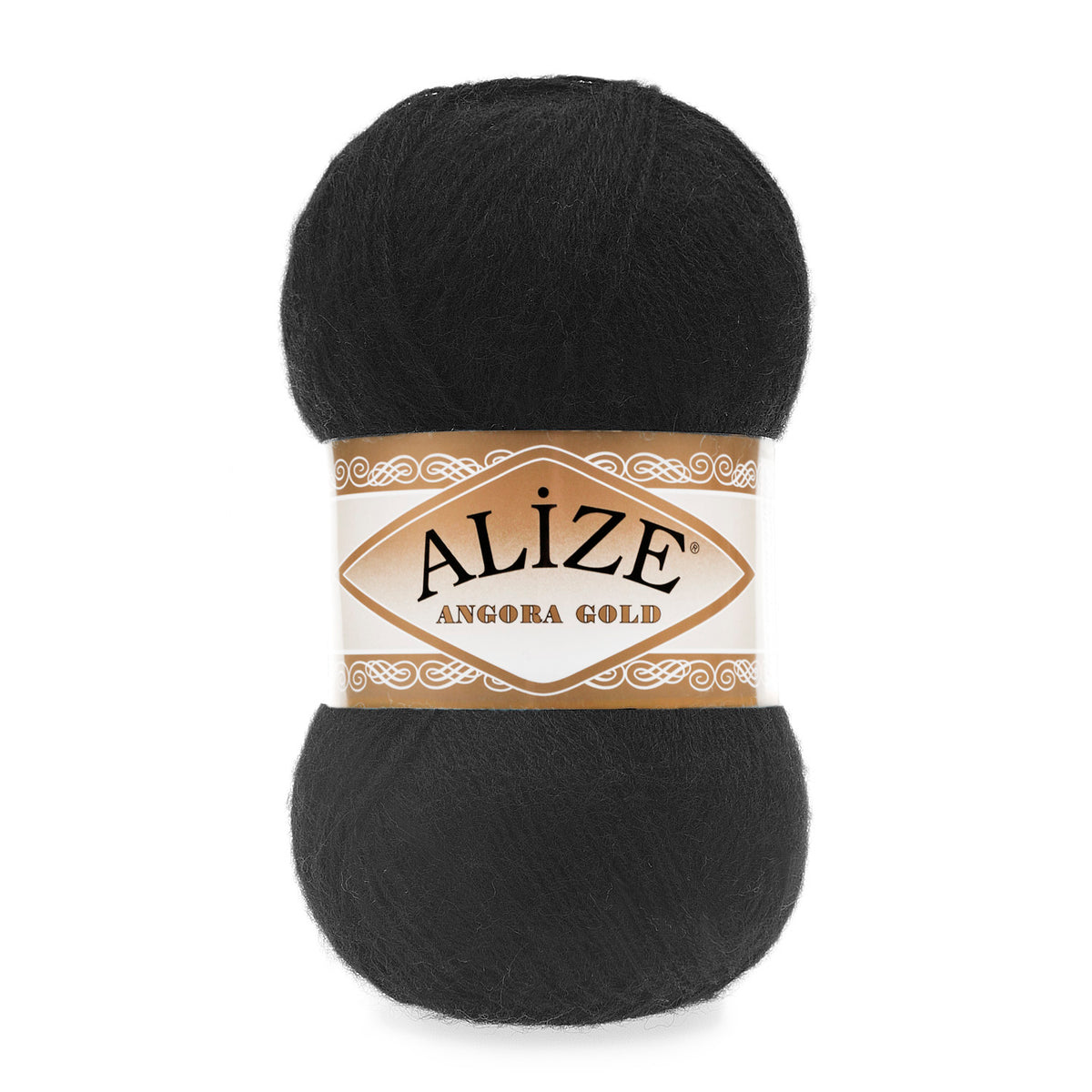 Alize Angora Gold 60 Noir – fil laine et acrylique aspect mohair