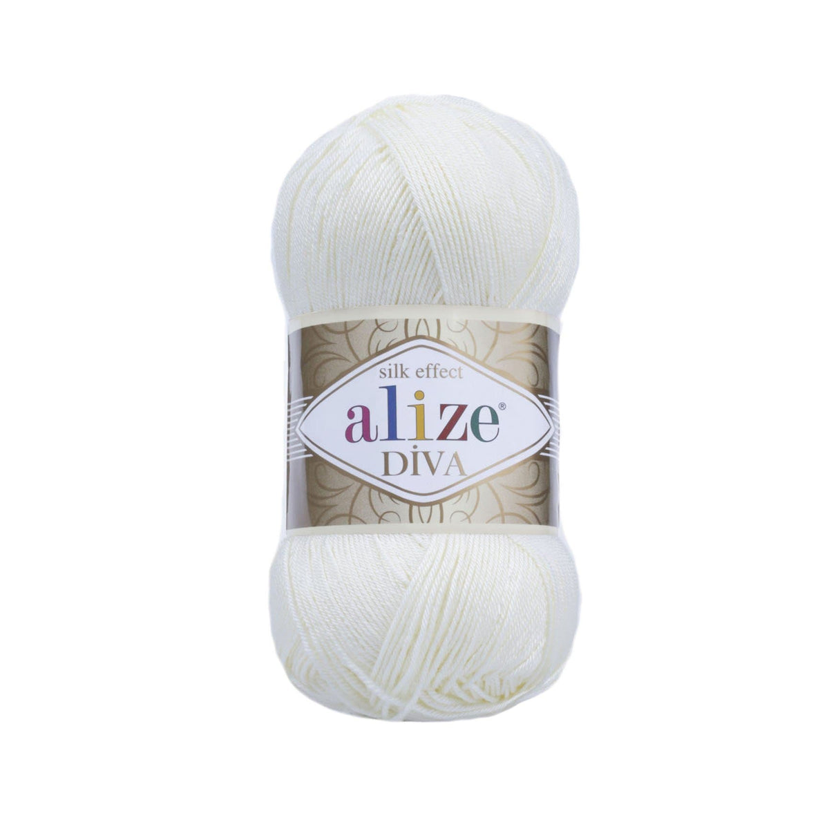 Alize Diva 1055 Off White – silky microfibre summer yarn