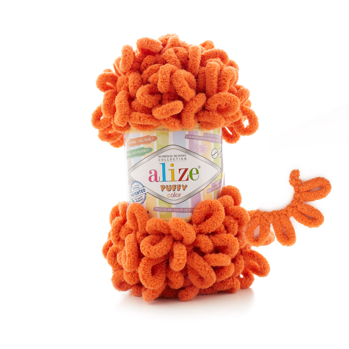 Alize Puffy 06 Orange – loopgarn