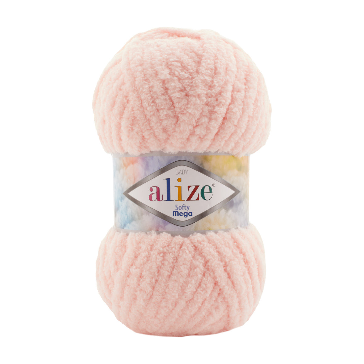Alize Softy Mega 340 Puderrosa – grovt pälsgarn