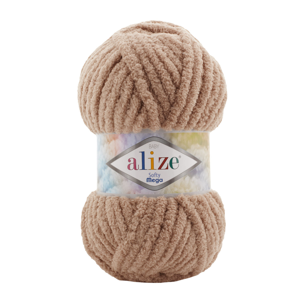 Alize Softy Mega 617 Taupe – grovt pälsgarn