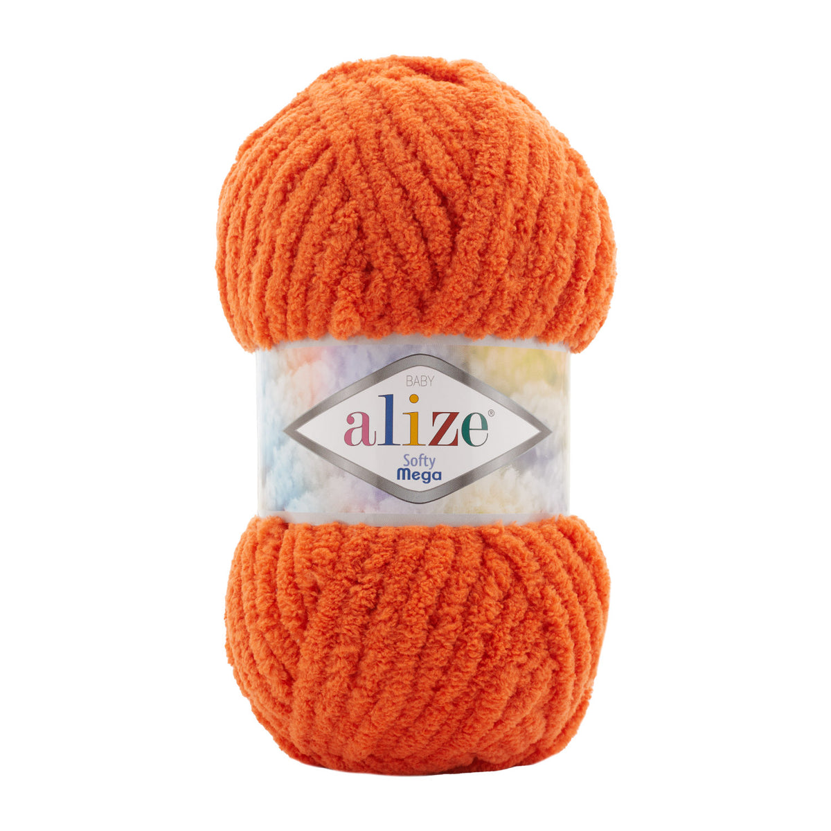 Alize Softy Mega 06 Orange – grovt pälsgarn