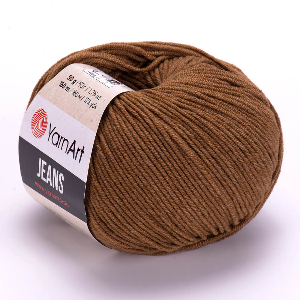 YarnArt Jeans 40 Kakao – bomulls- och akrylgarn