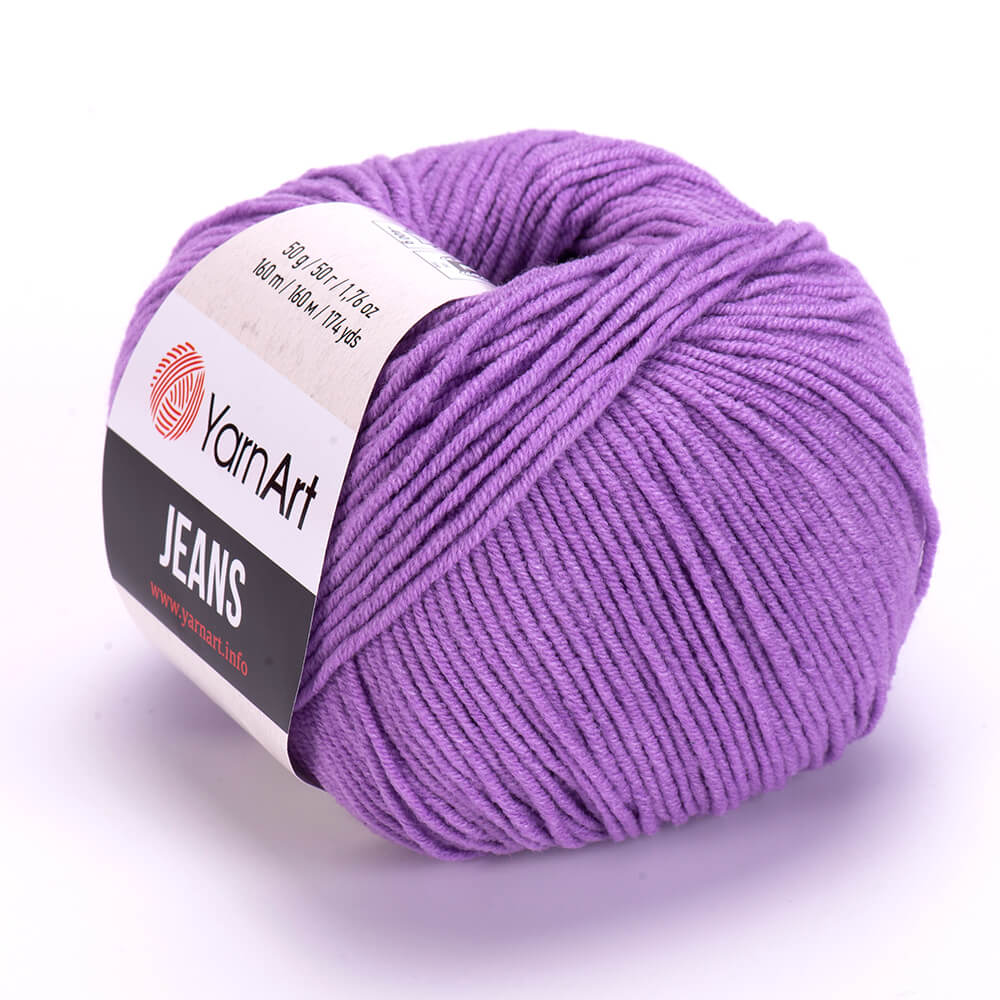YarnArt Jeans 72 Violett – bomulls- och akrylgarn