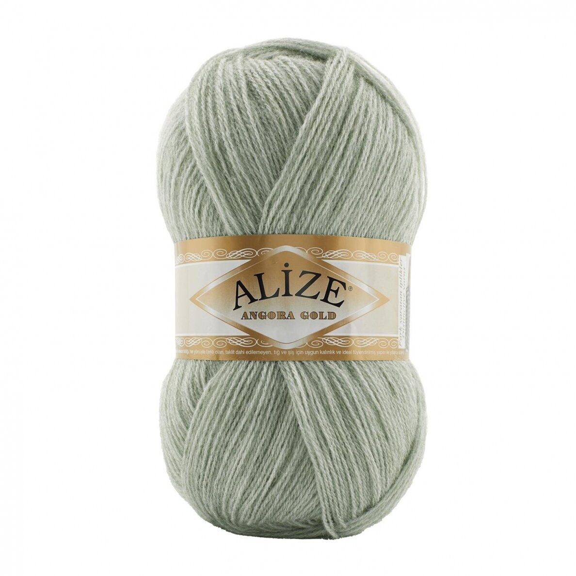 Alize Angora Gold 881 Kaki – fil laine et acrylique aspect mohair