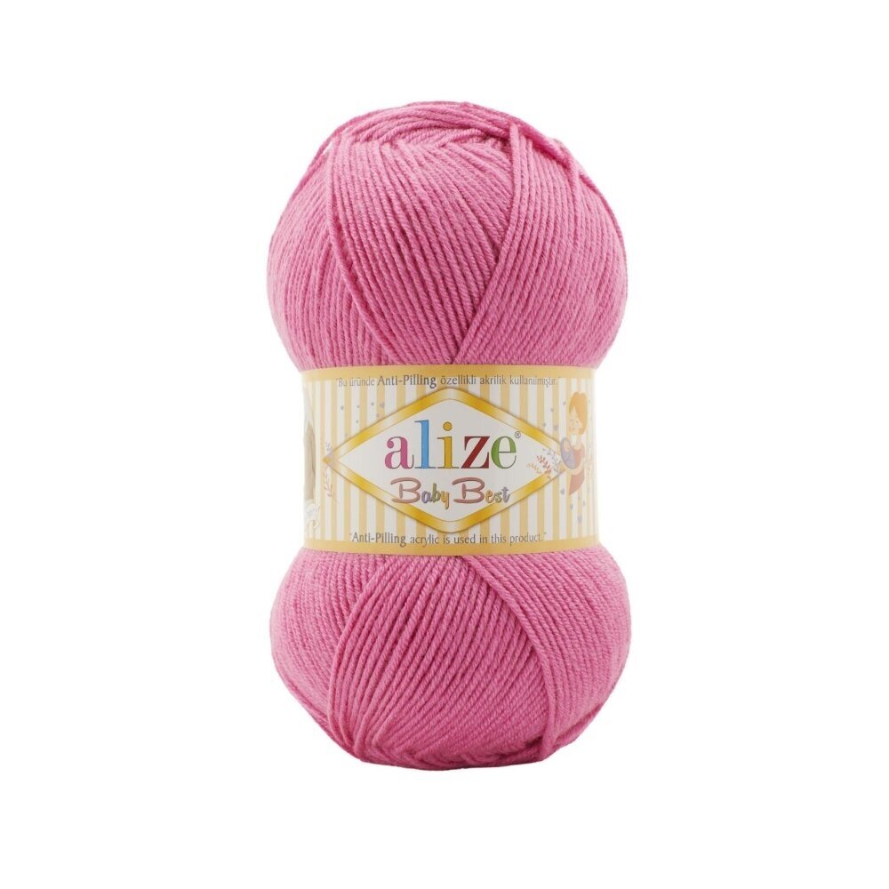 Alize Baby Best 157 Candy Pink – bamboo acrylic baby yarn