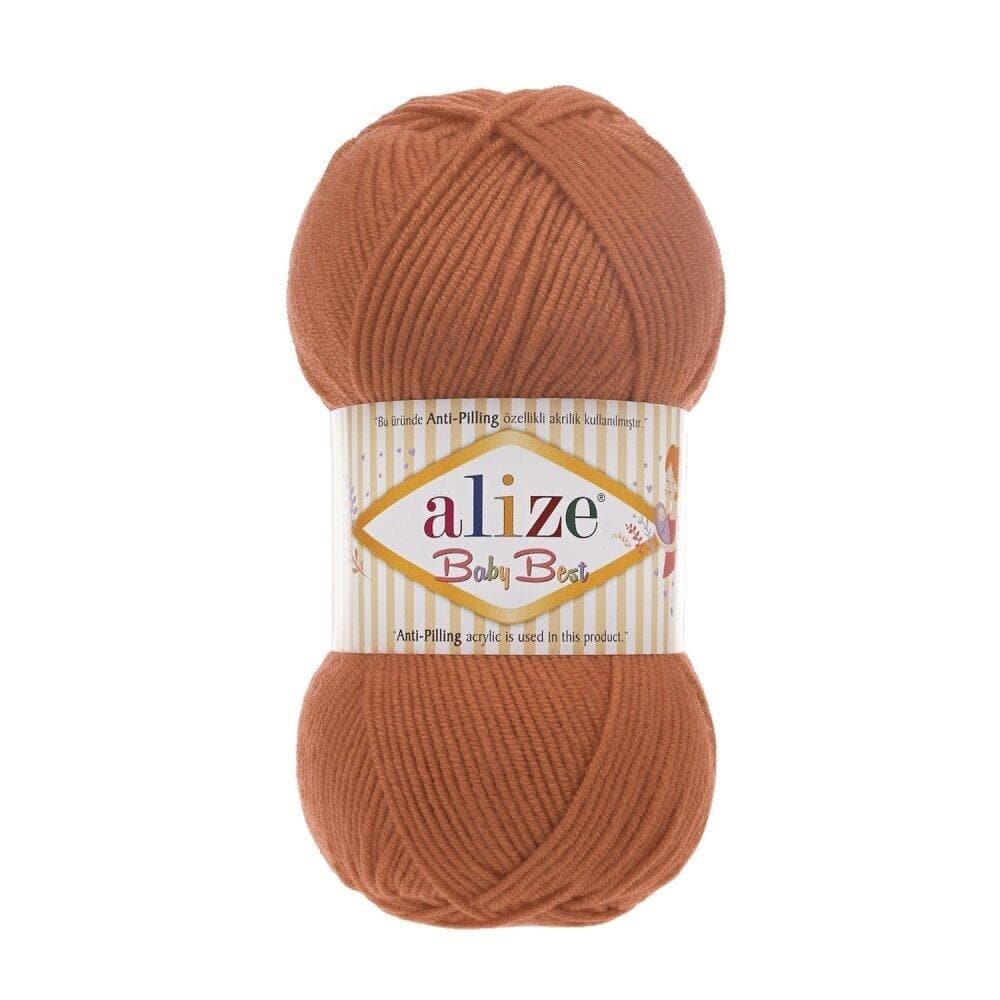 Alize Baby Best 408 Terracotta – bamboo acrylic baby yarn