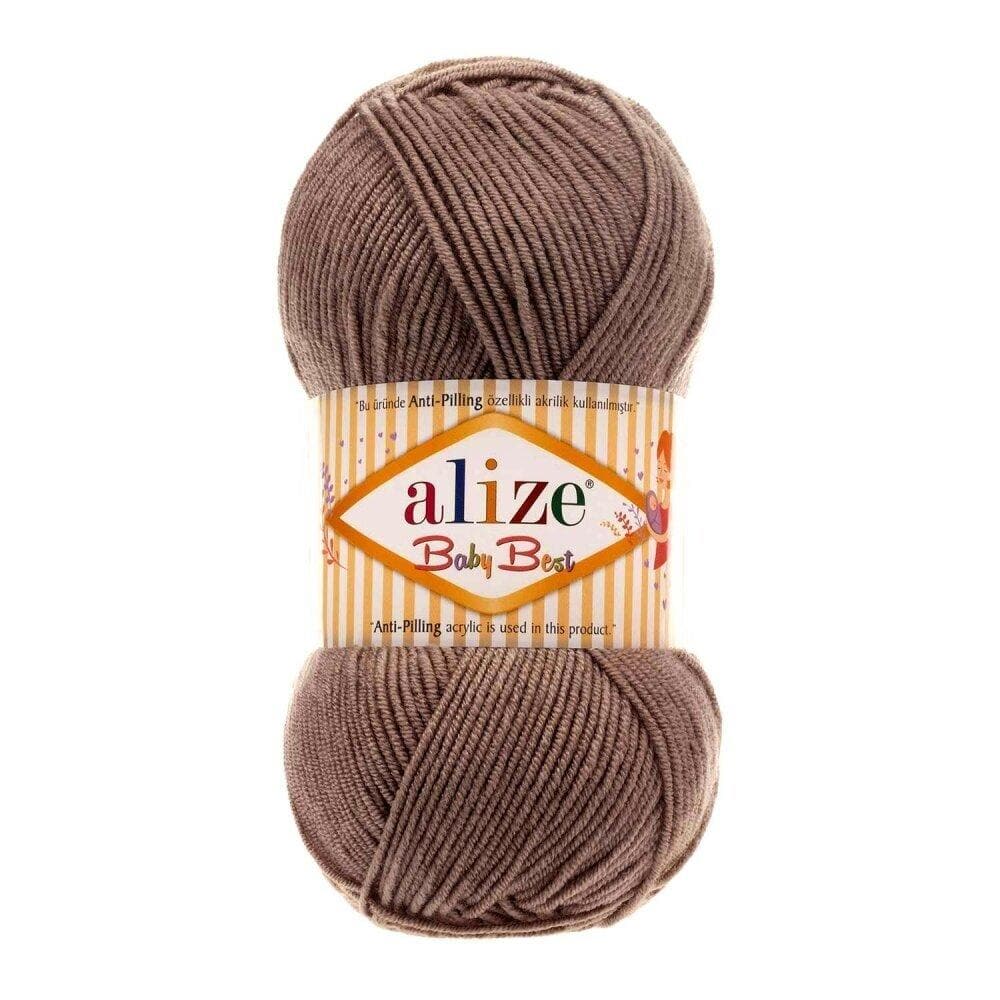 Alize Baby Best 534 Cocoa – bamboo acrylic baby yarn