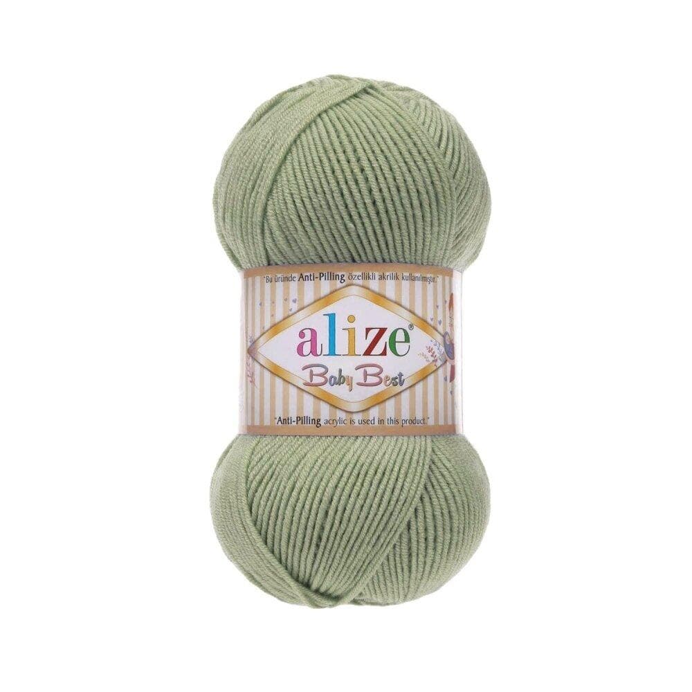 Alize Baby Best 138 Sage – bamboo acrylic baby yarn