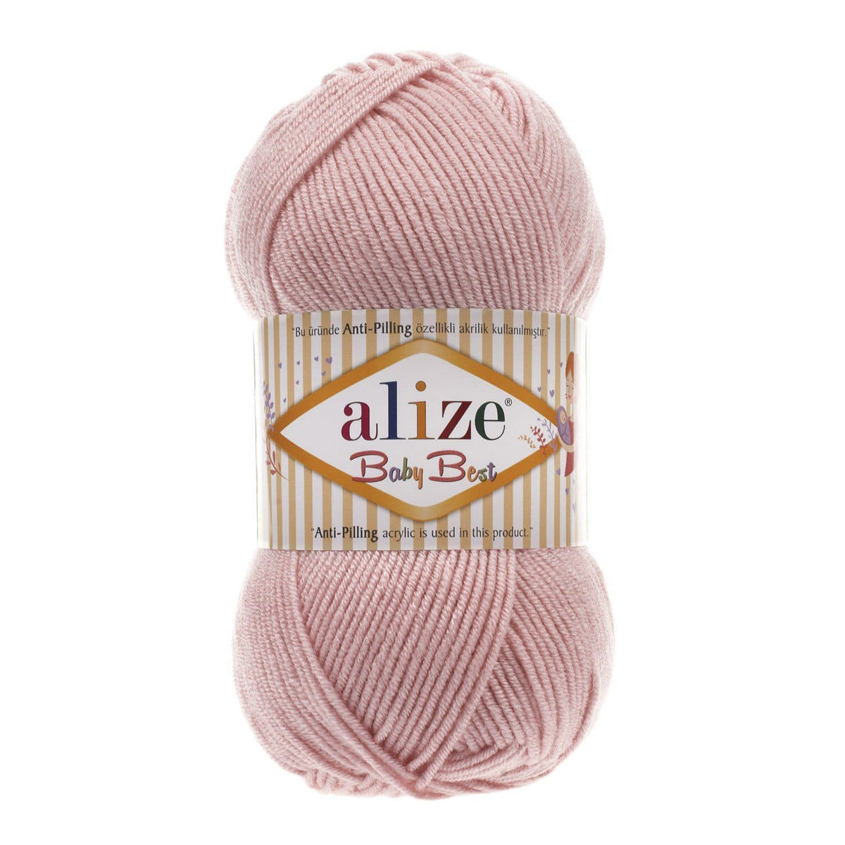 Alize Baby Best 161 Powder – bamboo acrylic baby yarn