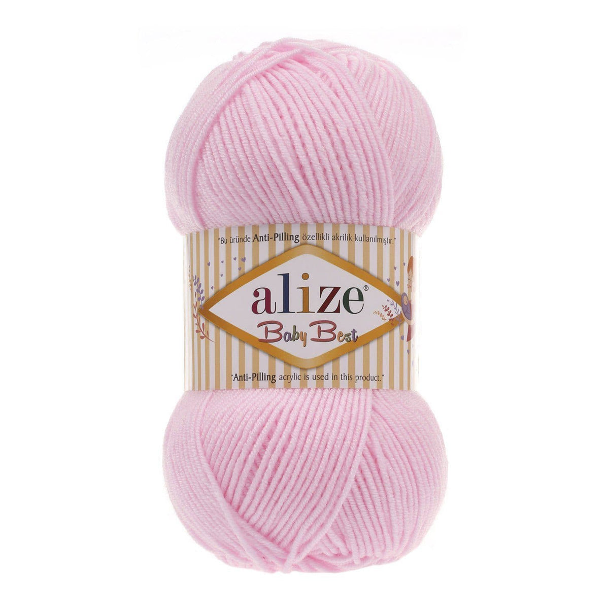 Alize Baby Best 185 Blush – bamboo acrylic baby yarn
