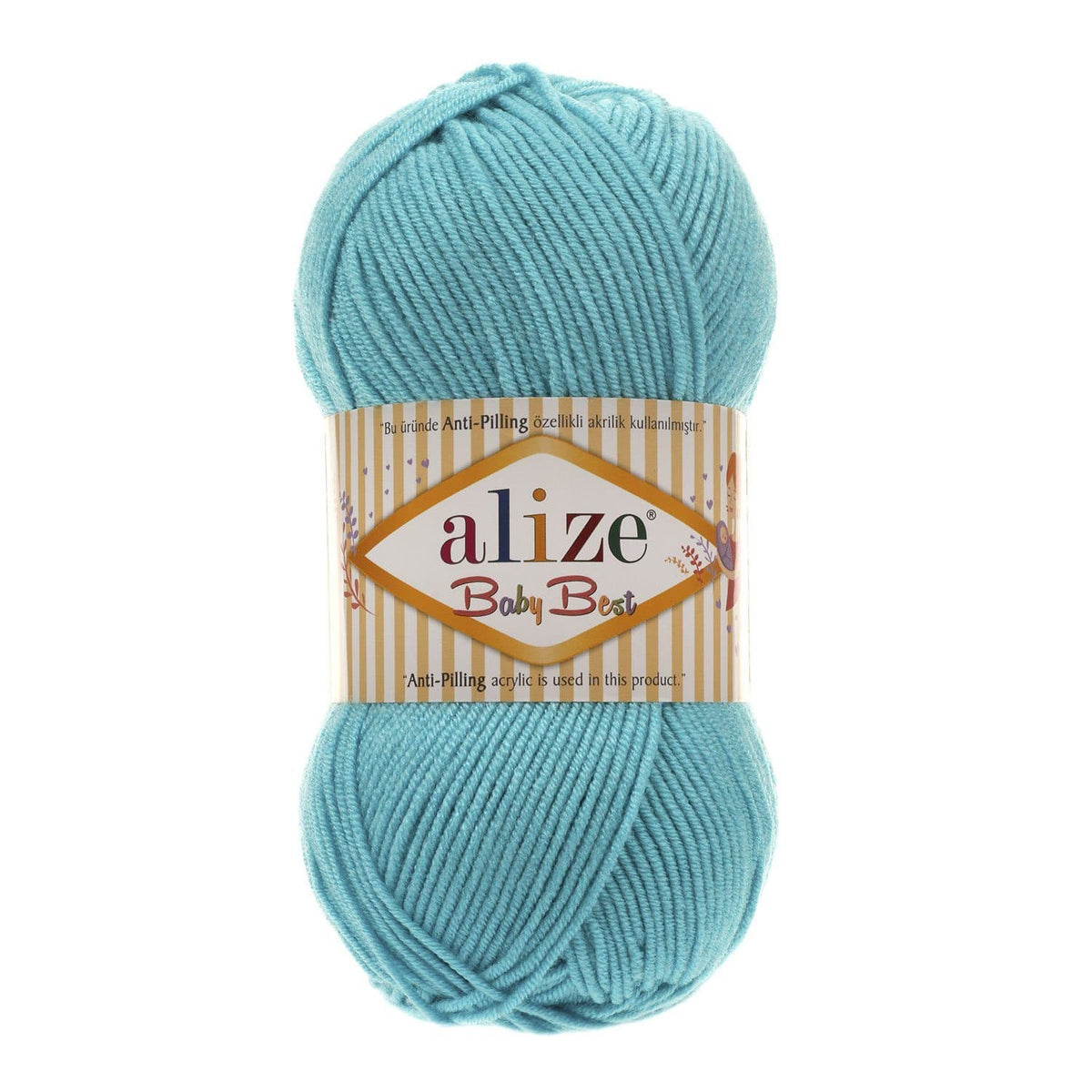 Alize Baby Best 287 Turquoise – bamboo acrylic baby yarn