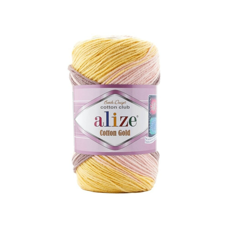 ALIZE COTTON GOLD YARN- 55% Cotton 45% Acrylic, 100g, 329m Color