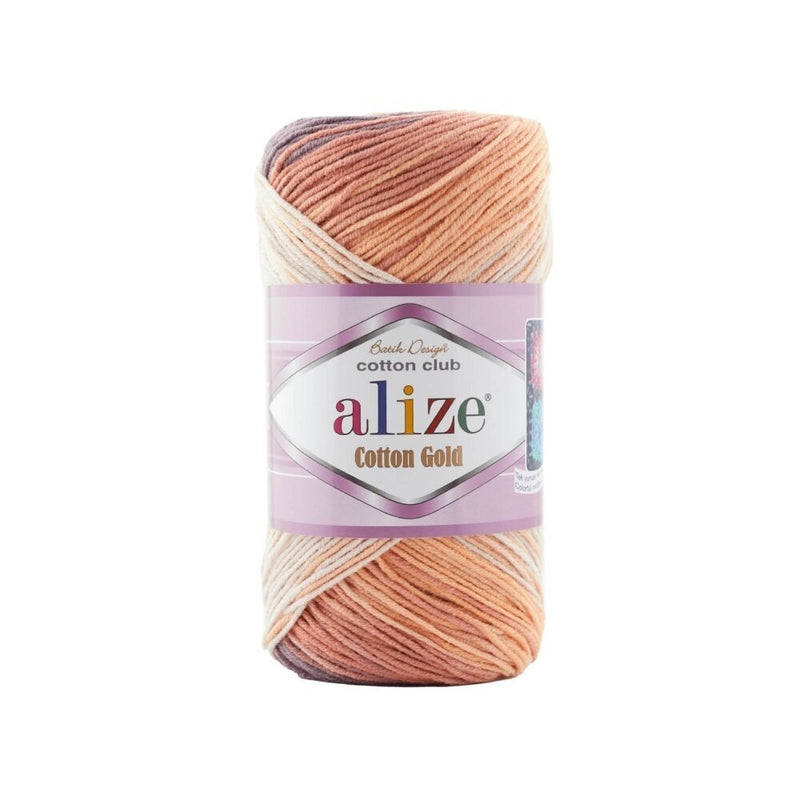 Cotton gold batik quality cotton blend yarn by Alize. Online yarn shop  Hobiyarn.