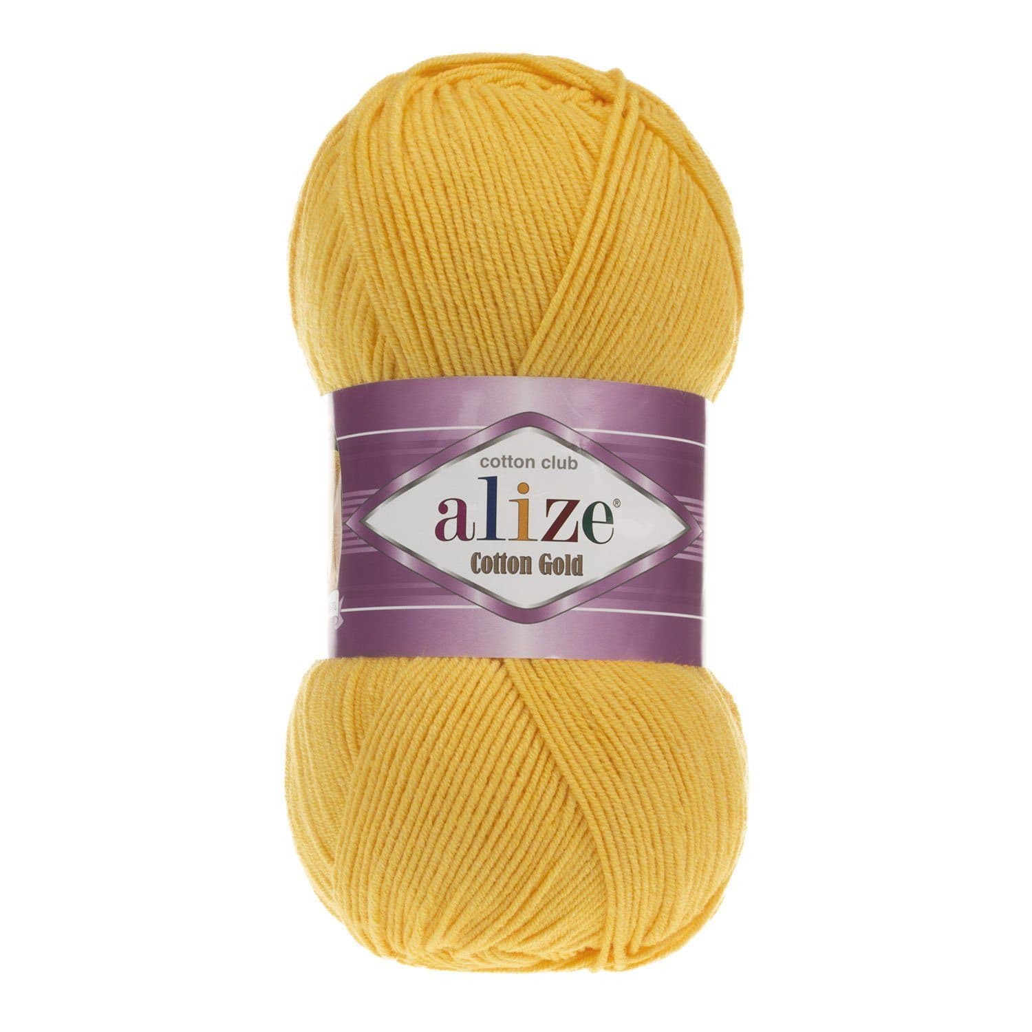 5 Gomitoli Alize Cotton Gold Premium 100g – 55% Cotone 45% Acrilico – Lana Estiva Per Amigurumi – Colore Cammello 446