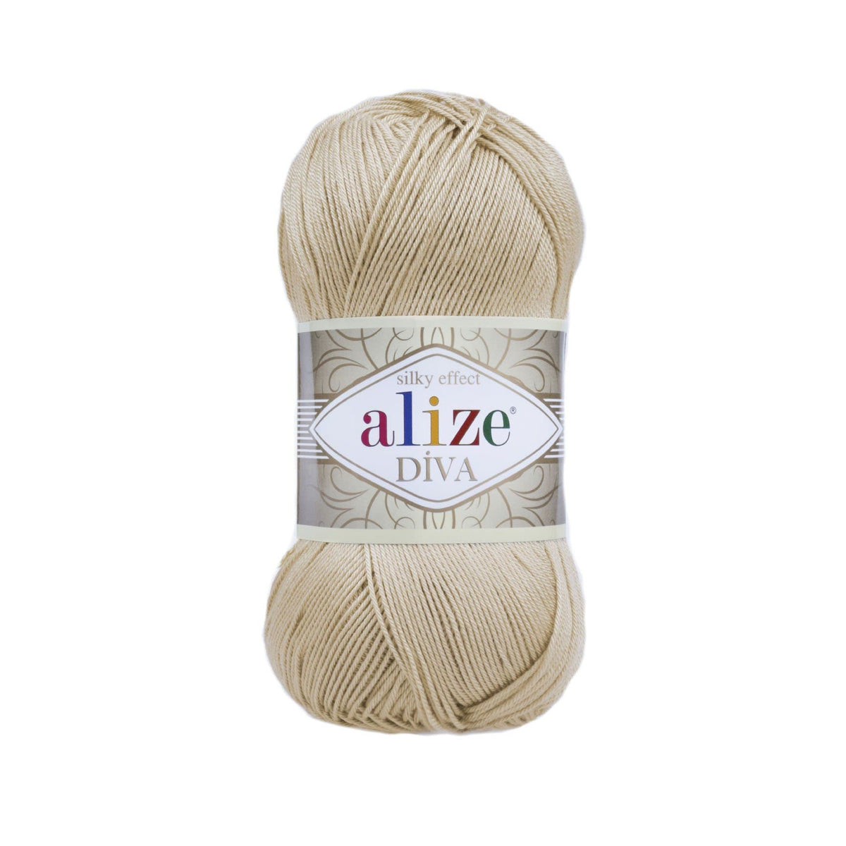Alize Diva 368 Camel – silky microfibre summer yarn