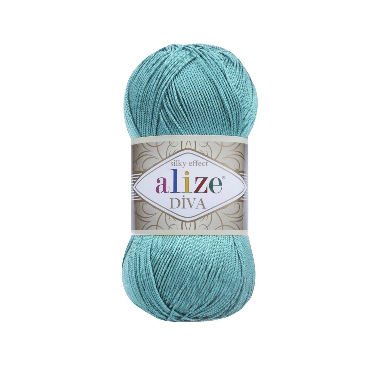 Alize Diva 376 Turquoise – silky microfibre summer yarn