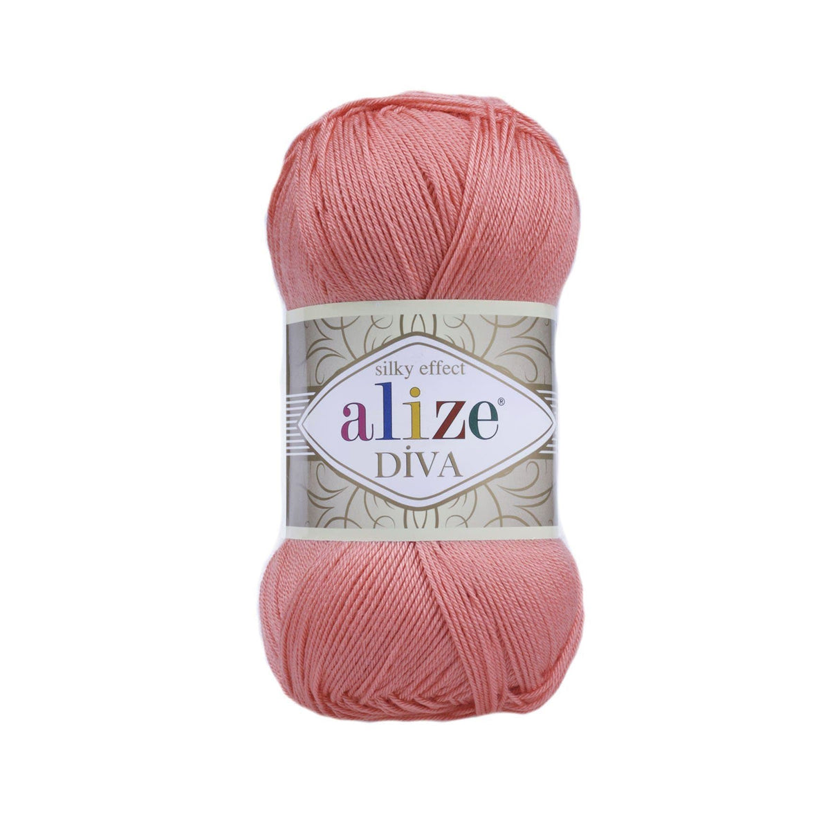 Alize Diva 619 Watermelon – silky microfibre summer yarn