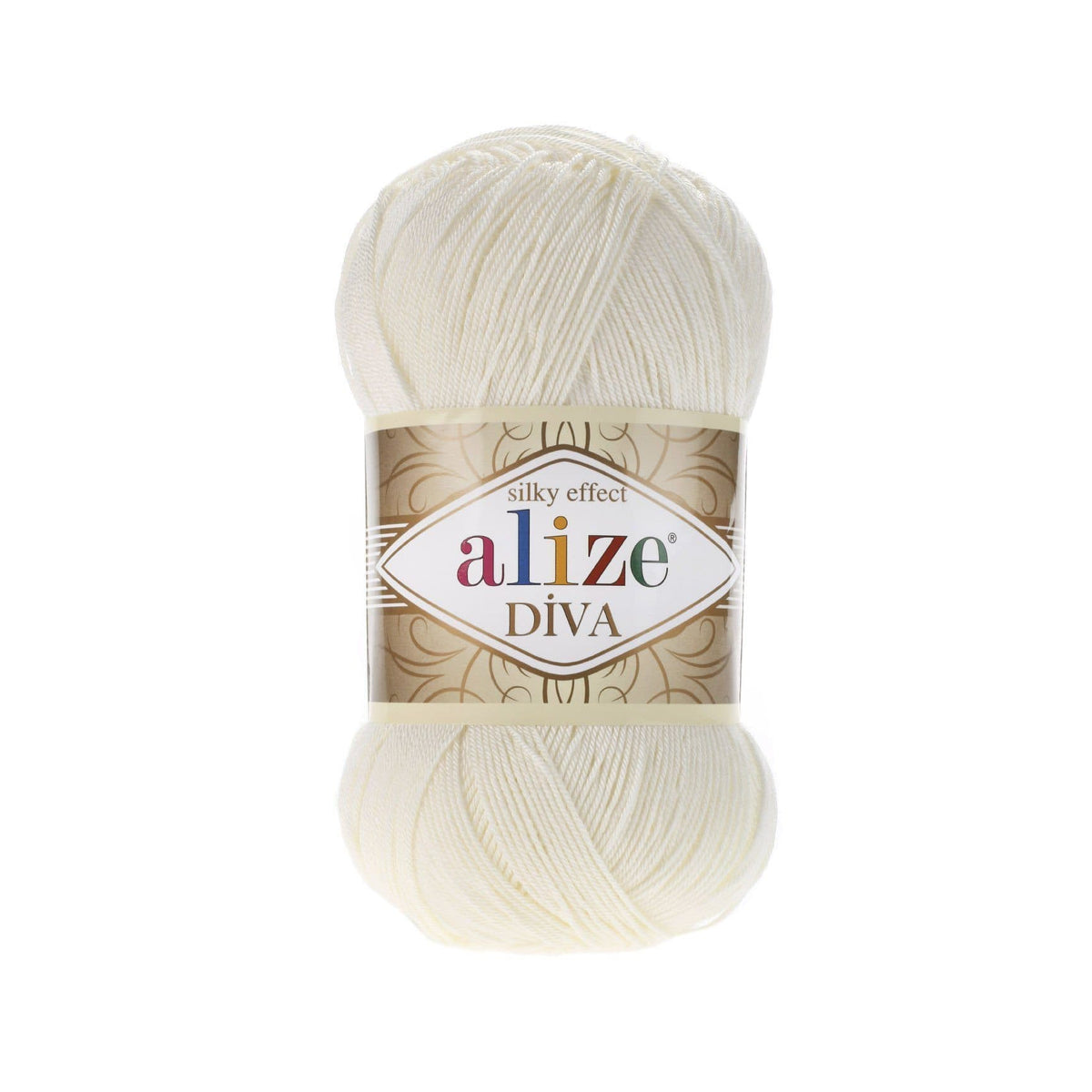 Alize Diva 62 Cream – silky microfibre summer yarn