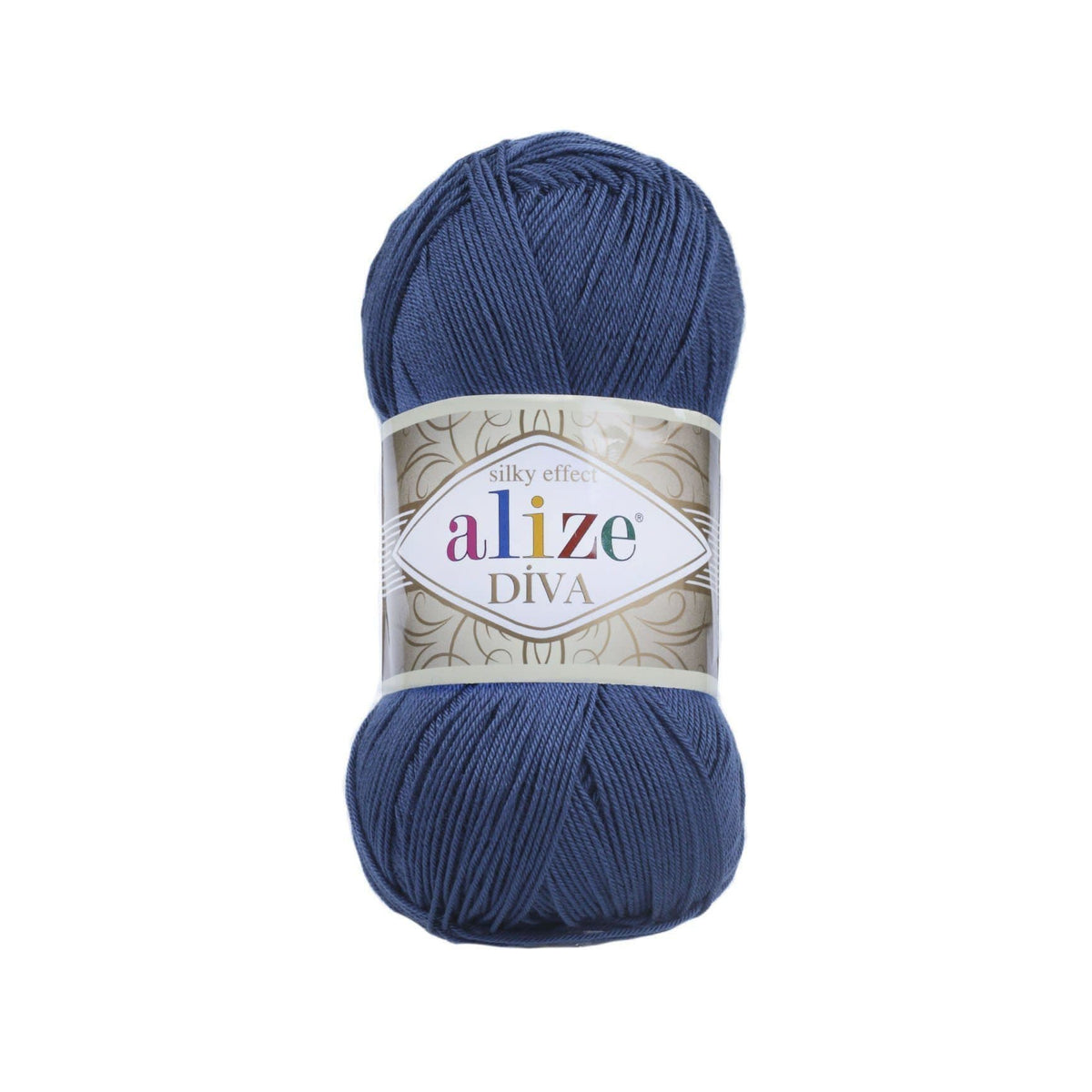 Alize Diva 279 Navy – silky microfibre summer yarn
