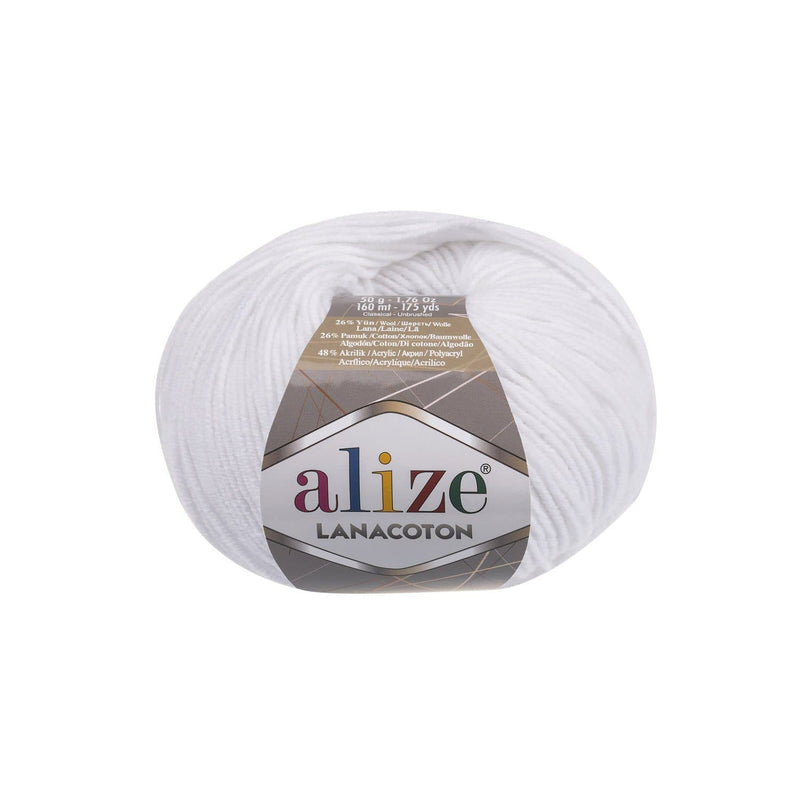 Alize Lanacoton Alize Lanacoton / White (55) 