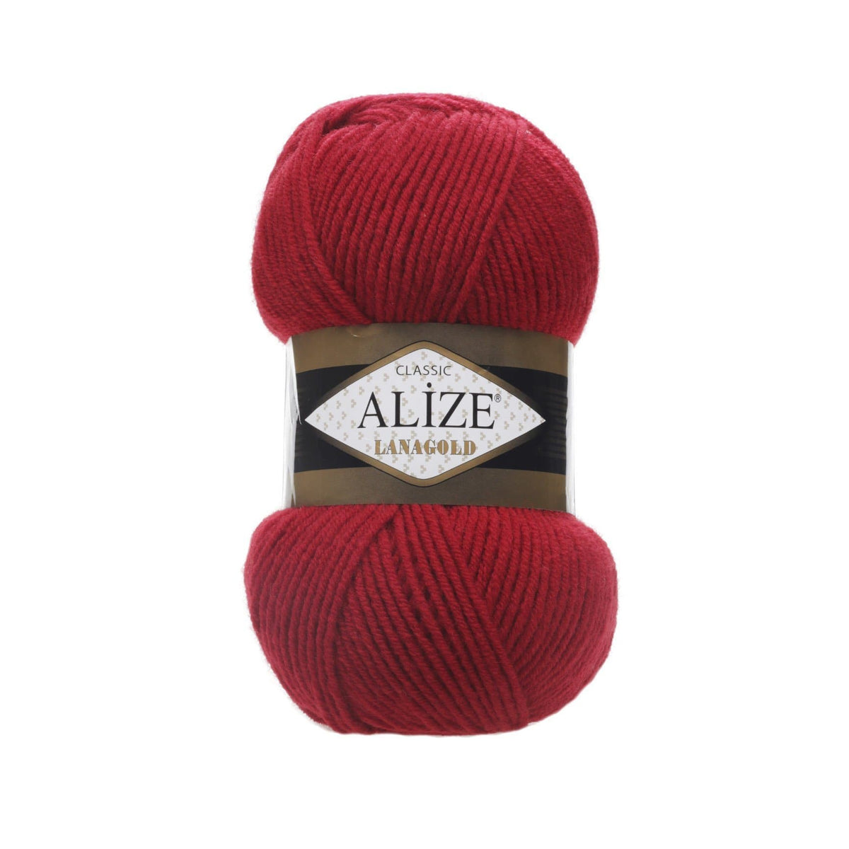 Alize Lanagold Classic 56 Red – wool acrylic yarn