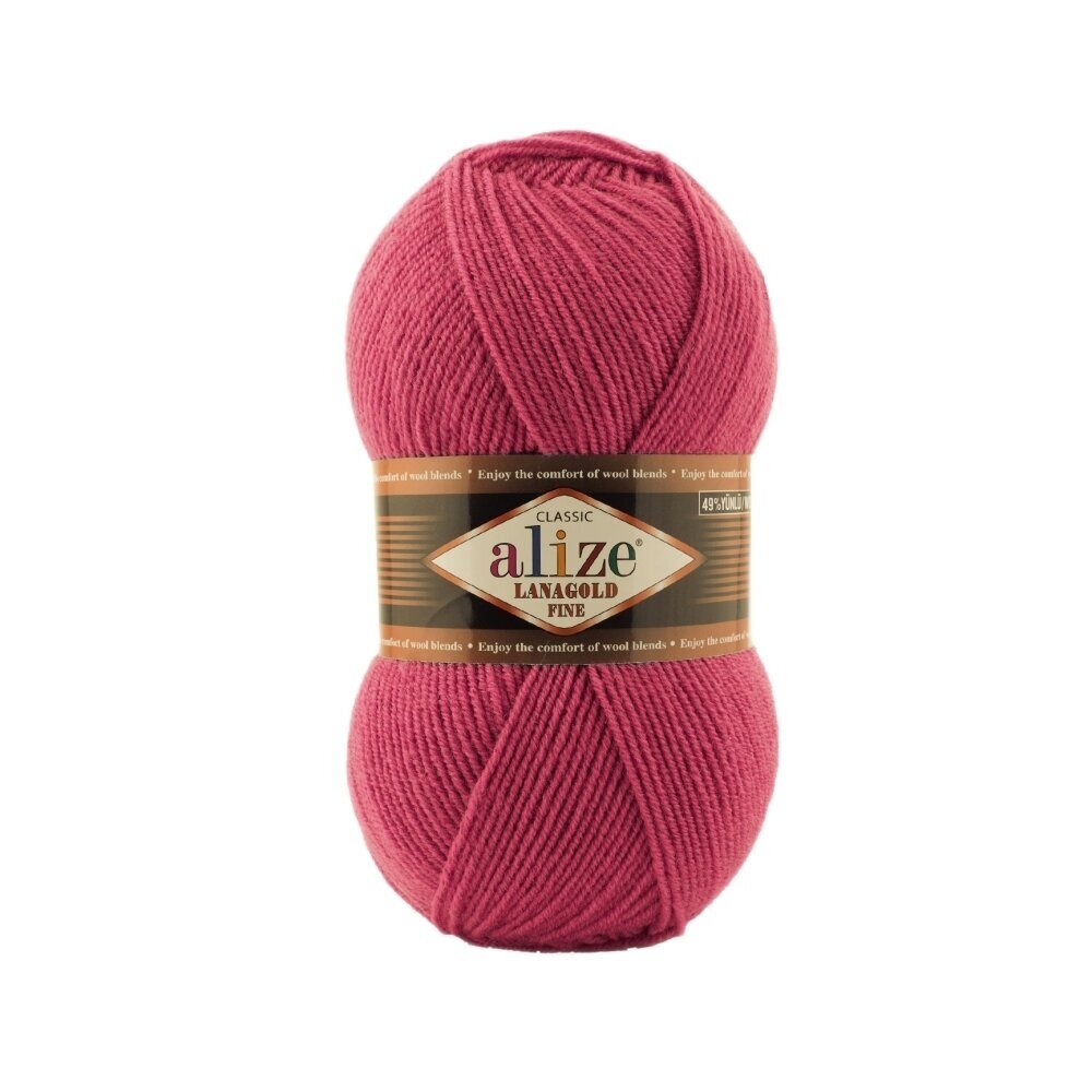 Alize Lanagold Fine 798 Raspberry – light wool acrylic yarn