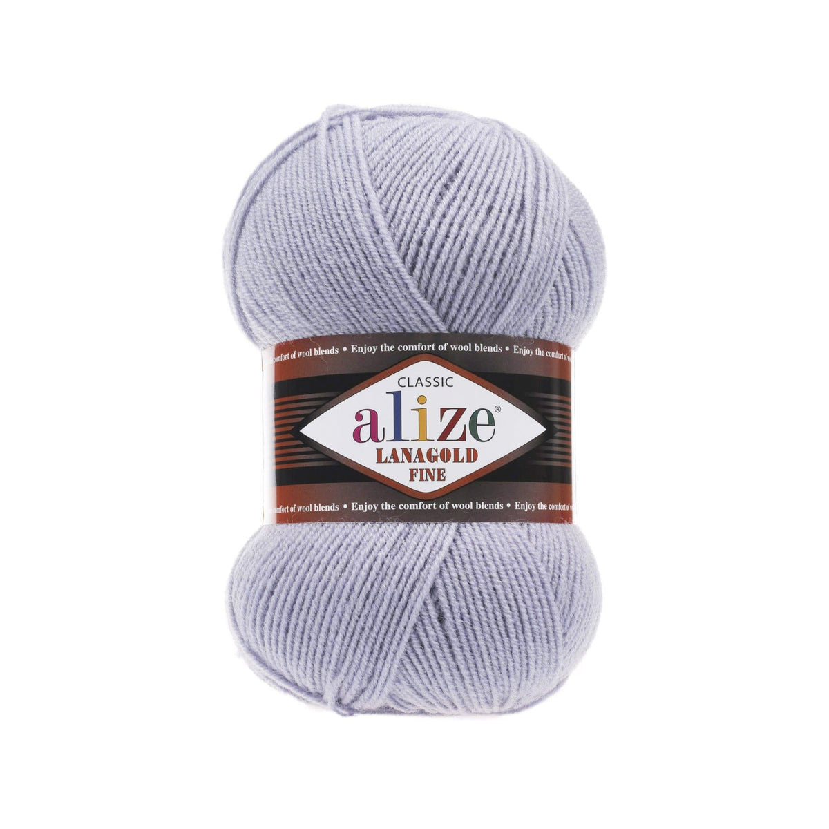 Alize Lanagold Fine 200 Light Grey – light wool acrylic yarn