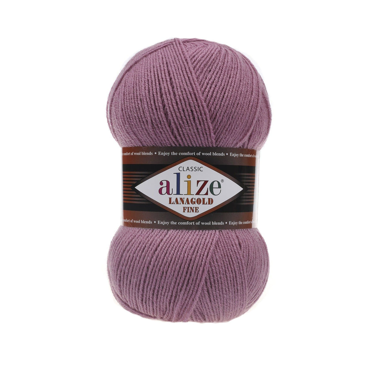 Alize Lanagold Fine 28 Rose – light wool acrylic yarn