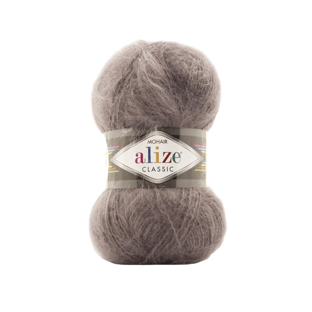 Alize Mohair Classic 864 Мокко – пряжа из акрила с мохером и шерстью