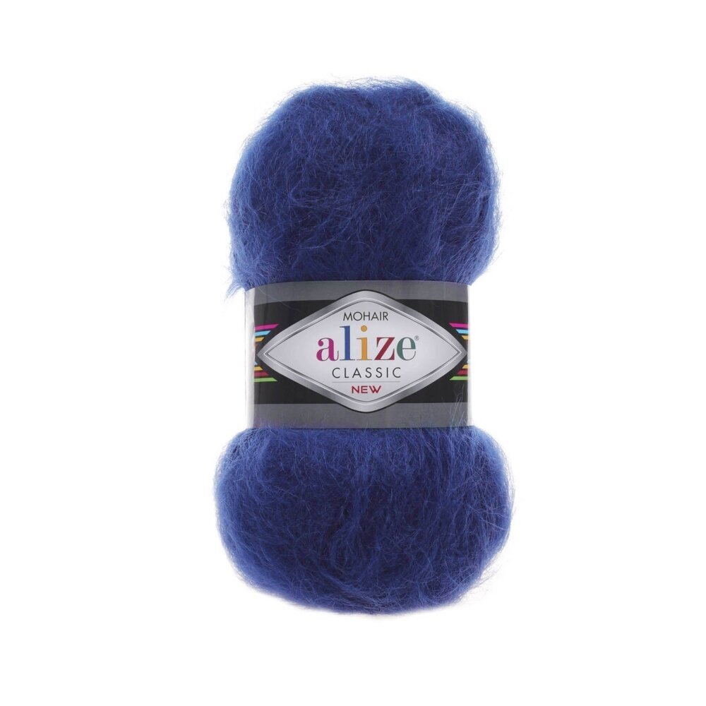 Alize Mohair Classic 409 Индиго – пряжа из акрила с мохером и шерстью