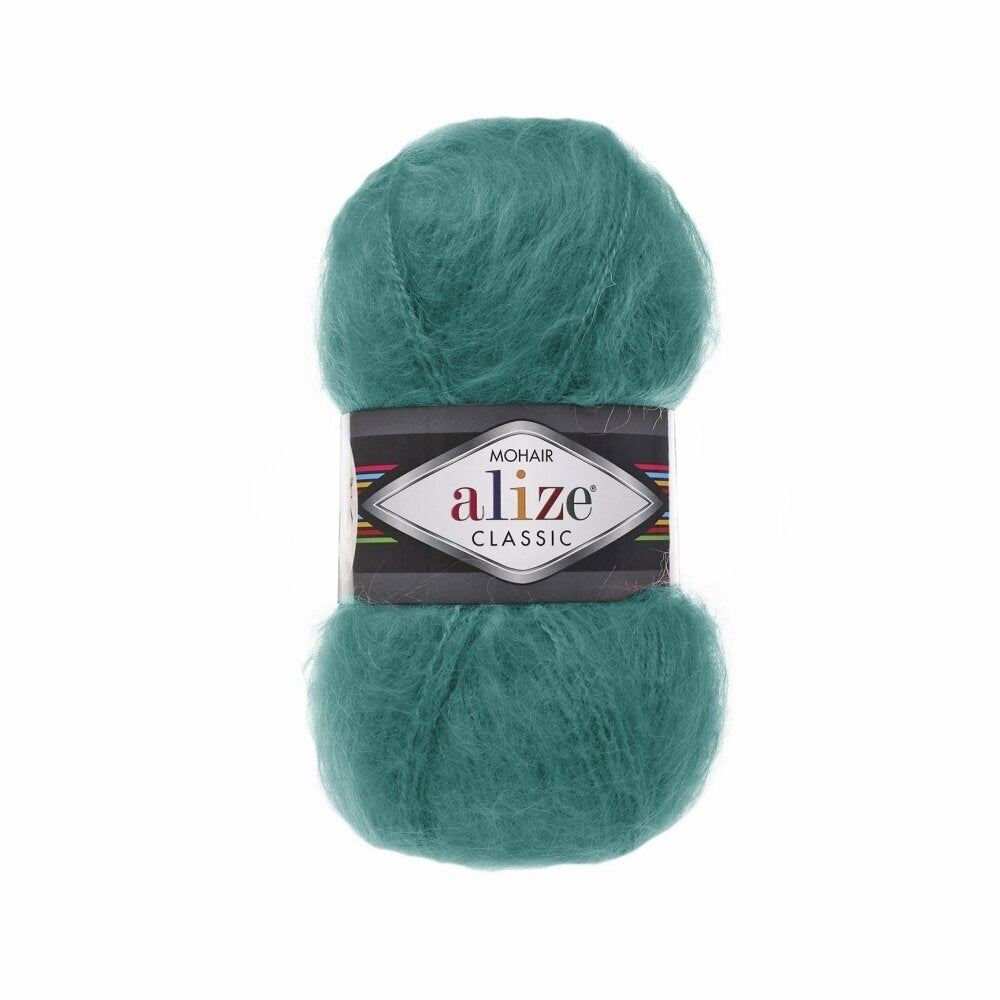 Alize Mohair Classic 507 Хвойный – пряжа из акрила с мохером и шерстью