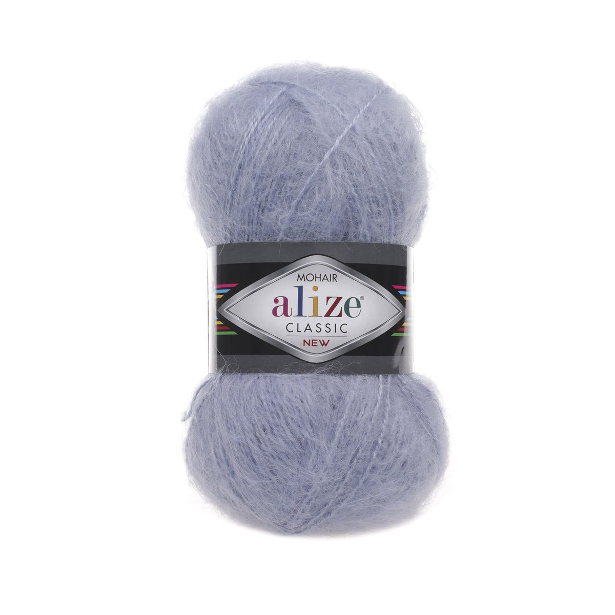 Alize Mohair Classic 51 Стальной синий – пряжа из акрила с мохером и шерстью