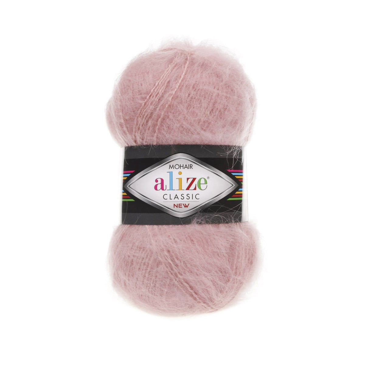 Alize Mohair Classic 161 Пыльно-розовый – пряжа из акрила с мохером и шерстью