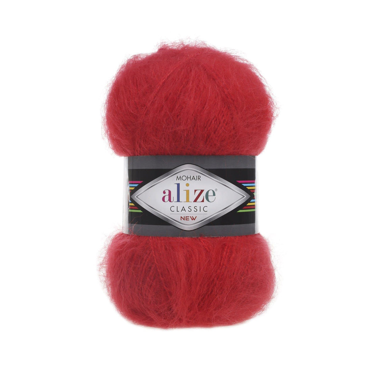 Alize Mohair Classic 56 Красный – пряжа из акрила с мохером и шерстью