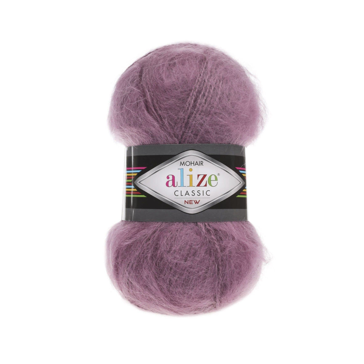 Alize Mohair Classic 169 Тёмно-розовый – пряжа из акрила с мохером и шерстью