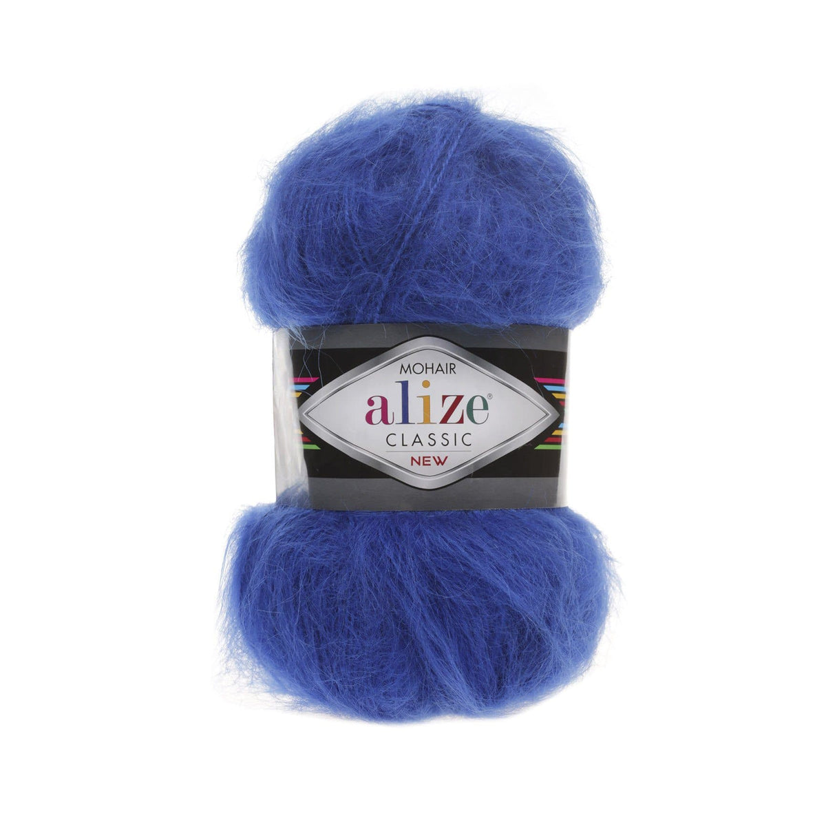 Alize Mohair Classic 141 Королевский синий – пряжа из акрила с мохером и шерстью
