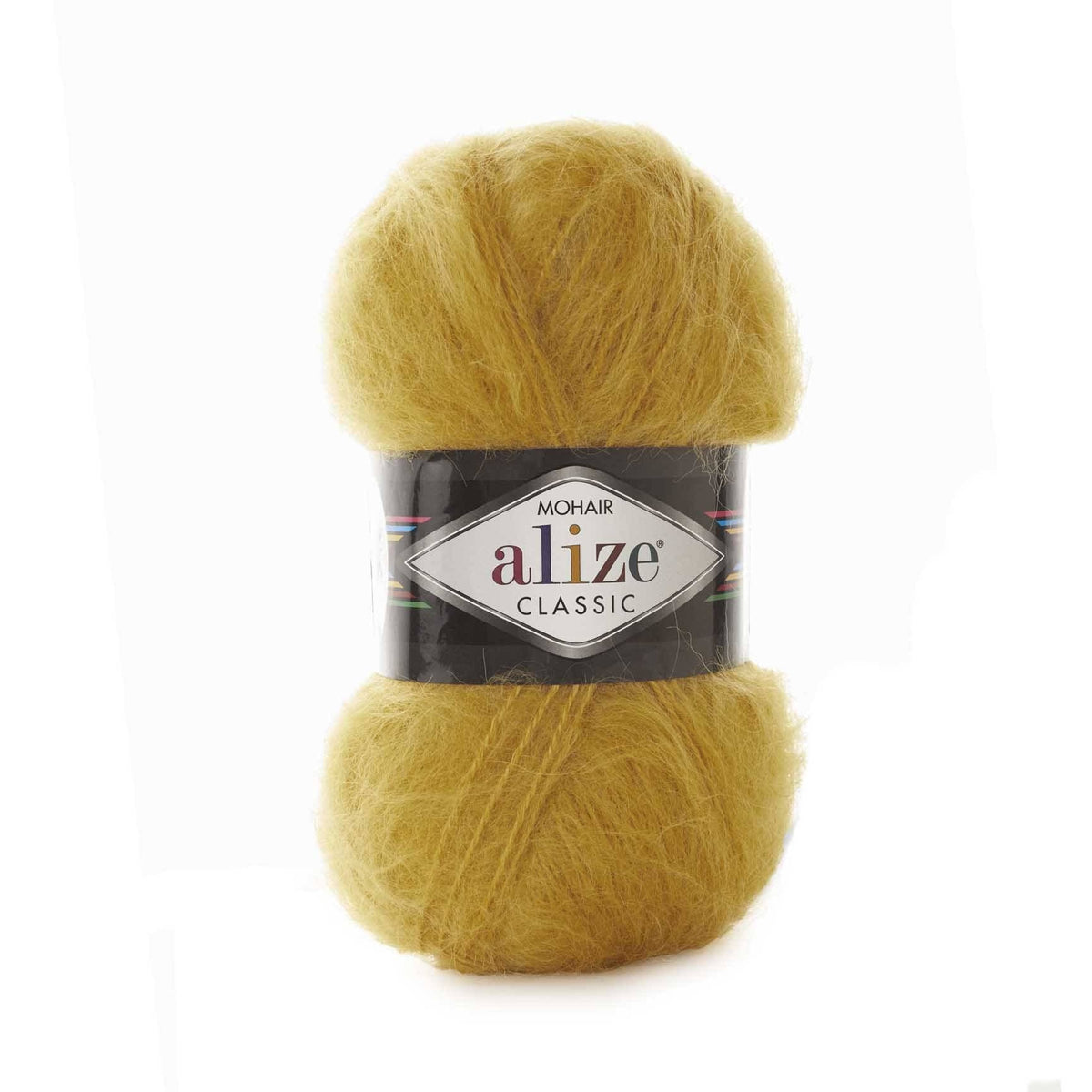 Alize Mohair Classic 02 Бронзовый – пряжа из акрила с мохером и шерстью