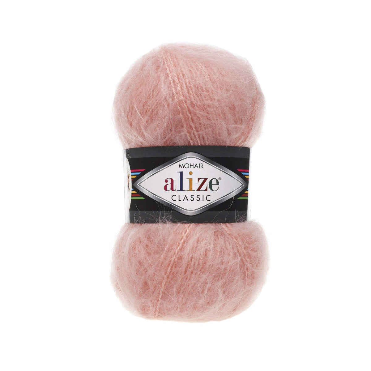 Alize Mohair Classic 145 Лососевый – пряжа из акрила с мохером и шерстью