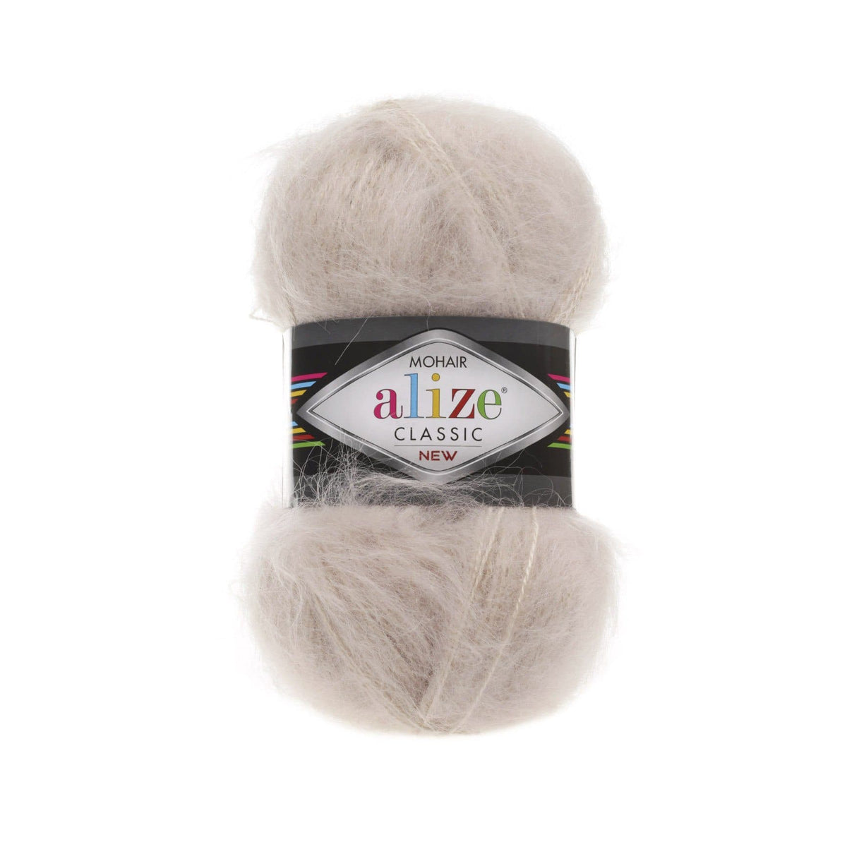 Alize Mohair Classic 67 Бежевый – пряжа из акрила с мохером и шерстью
