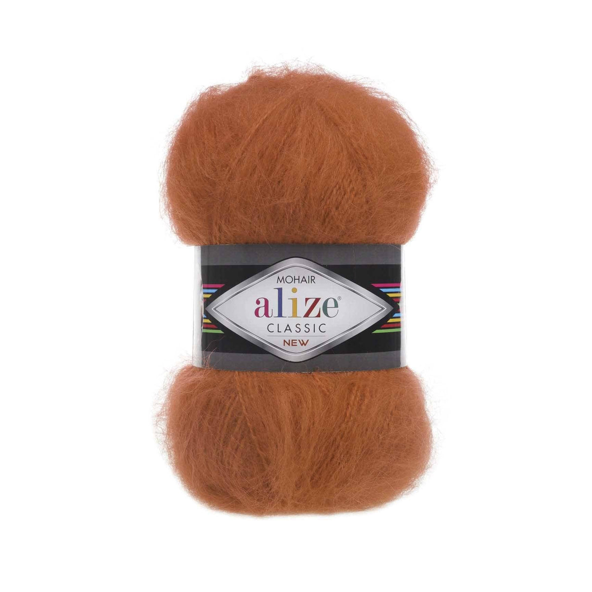 Alize Mohair Classic 36 Ржавый – пряжа из акрила с мохером и шерстью