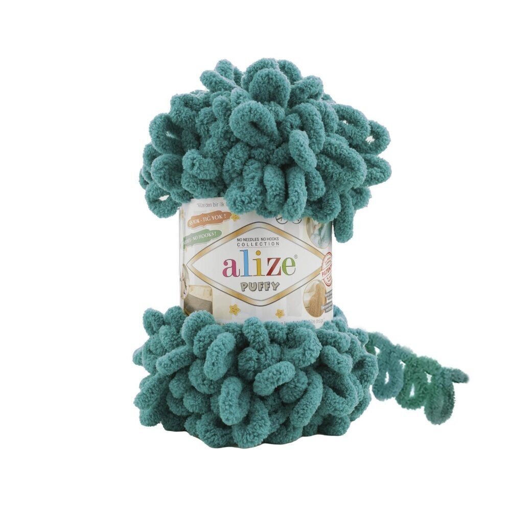 Alize Puffy 847 Tallgrön – loopgarn
