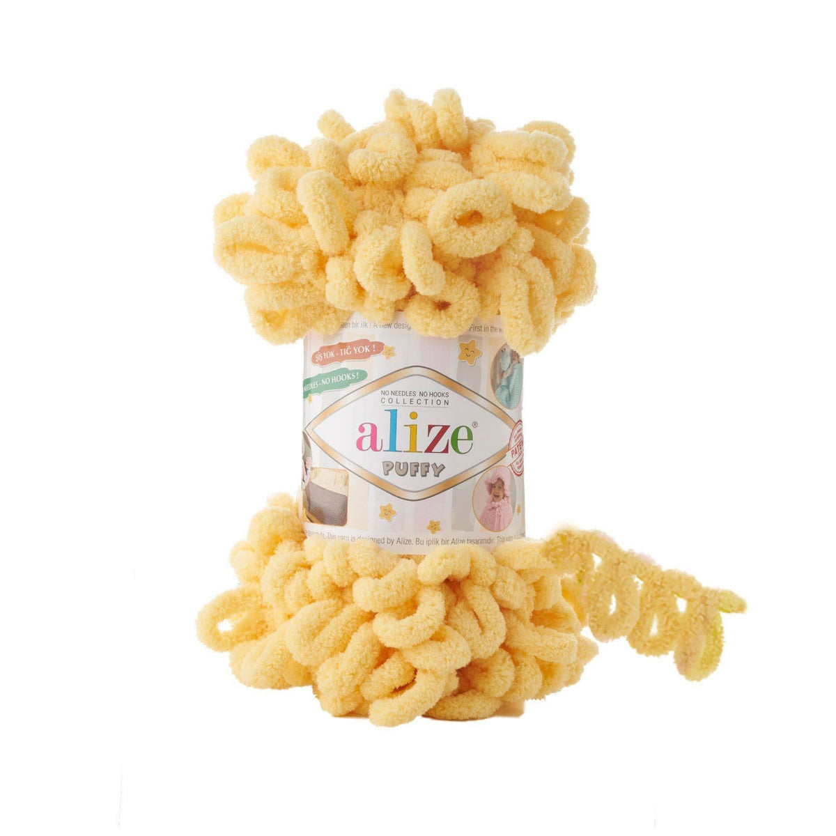 Alize Puffy 509 Smörgul – loopgarn