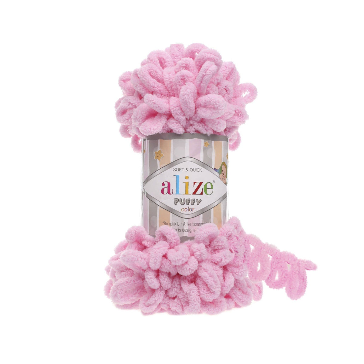 Alize Puffy 185 Rosa – loopgarn