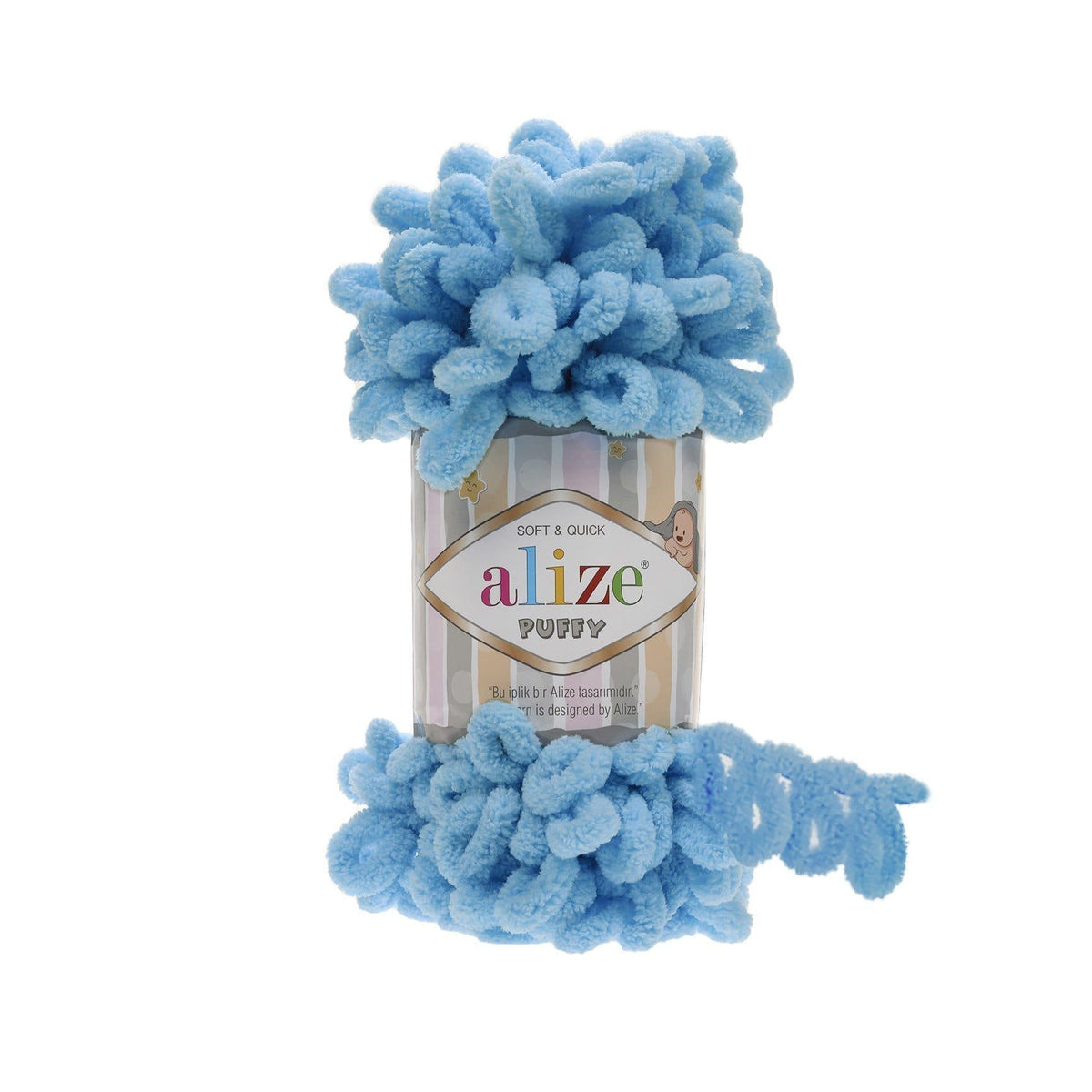 Alize Puffy 287 Turkos – loopgarn