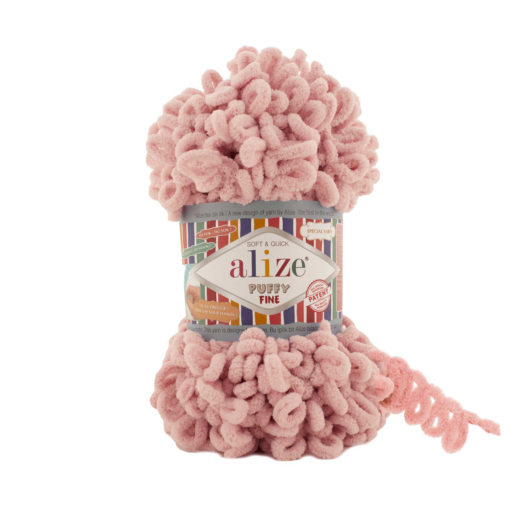 Alize Puffy Fine Alize Puffy Fine / Powder Pink (340) 