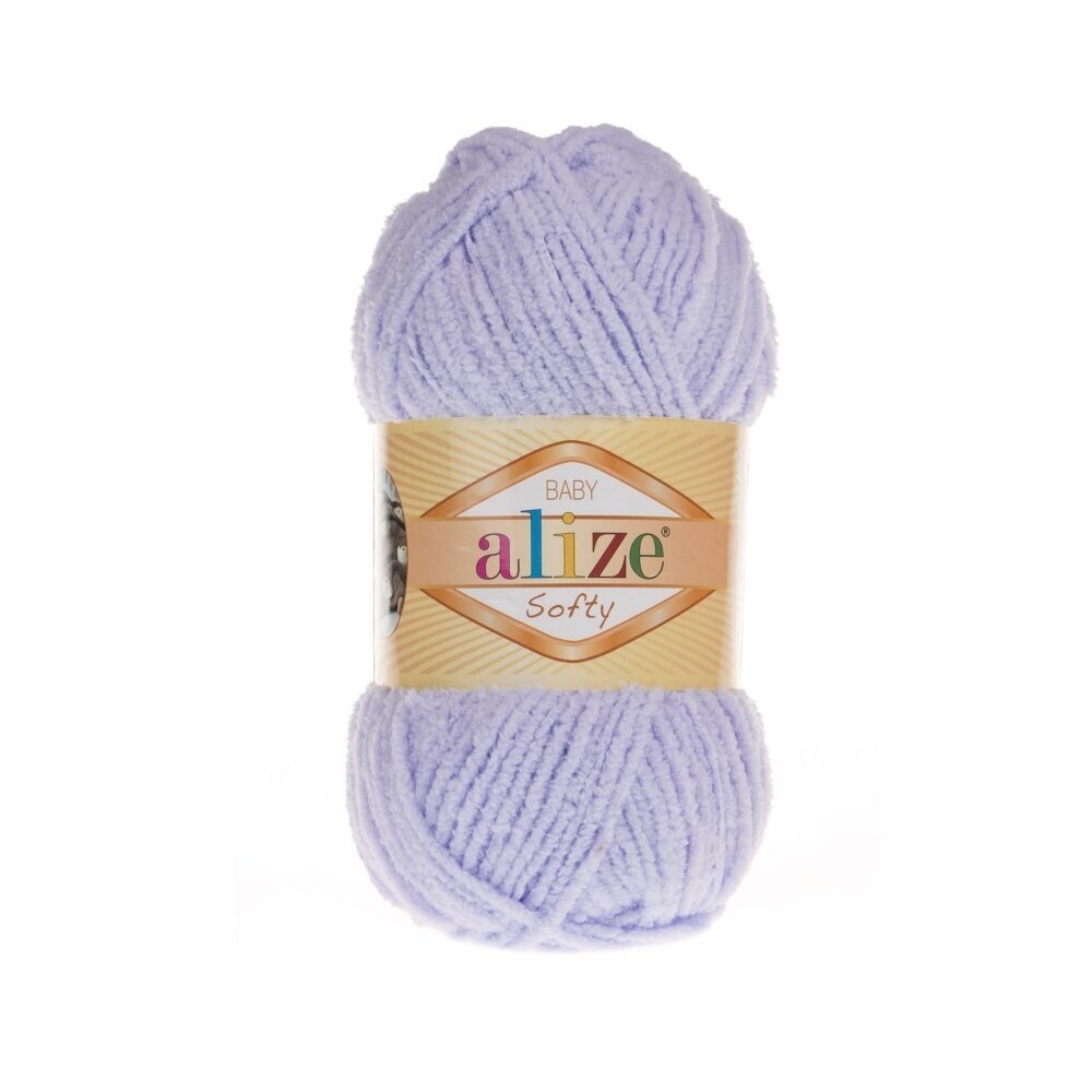 Alize Softy Baby 146 Lavendel – mjukt babygarn i plysch