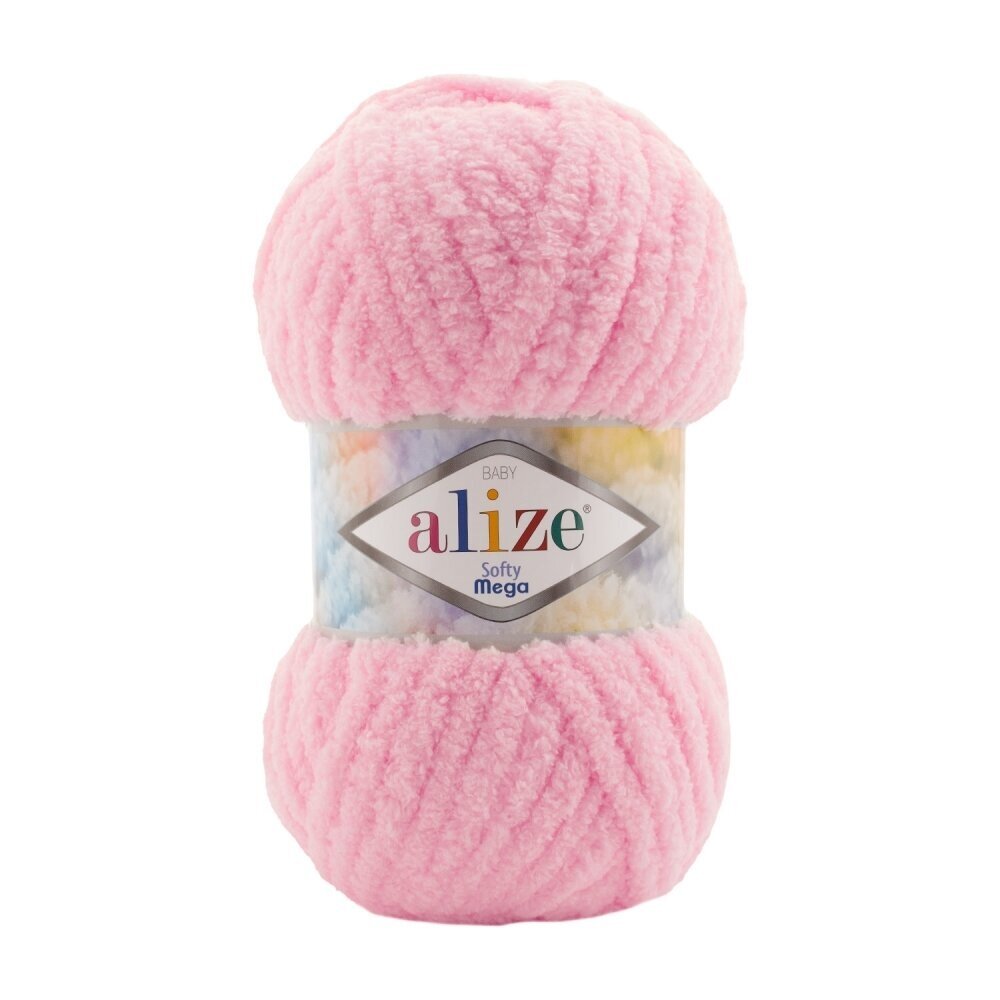 Alize Softy Mega 185 Dammrosa – grovt pälsgarn