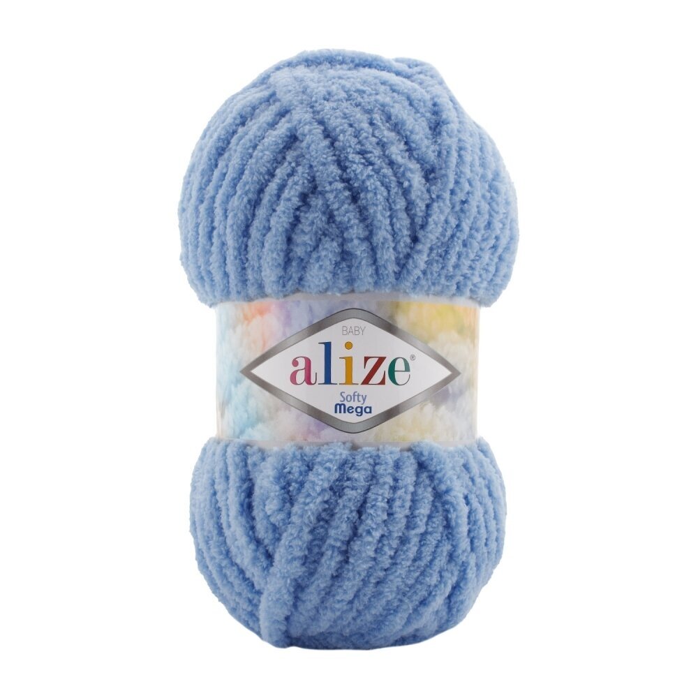 Alize Softy Mega 374 Denim – grovt pälsgarn