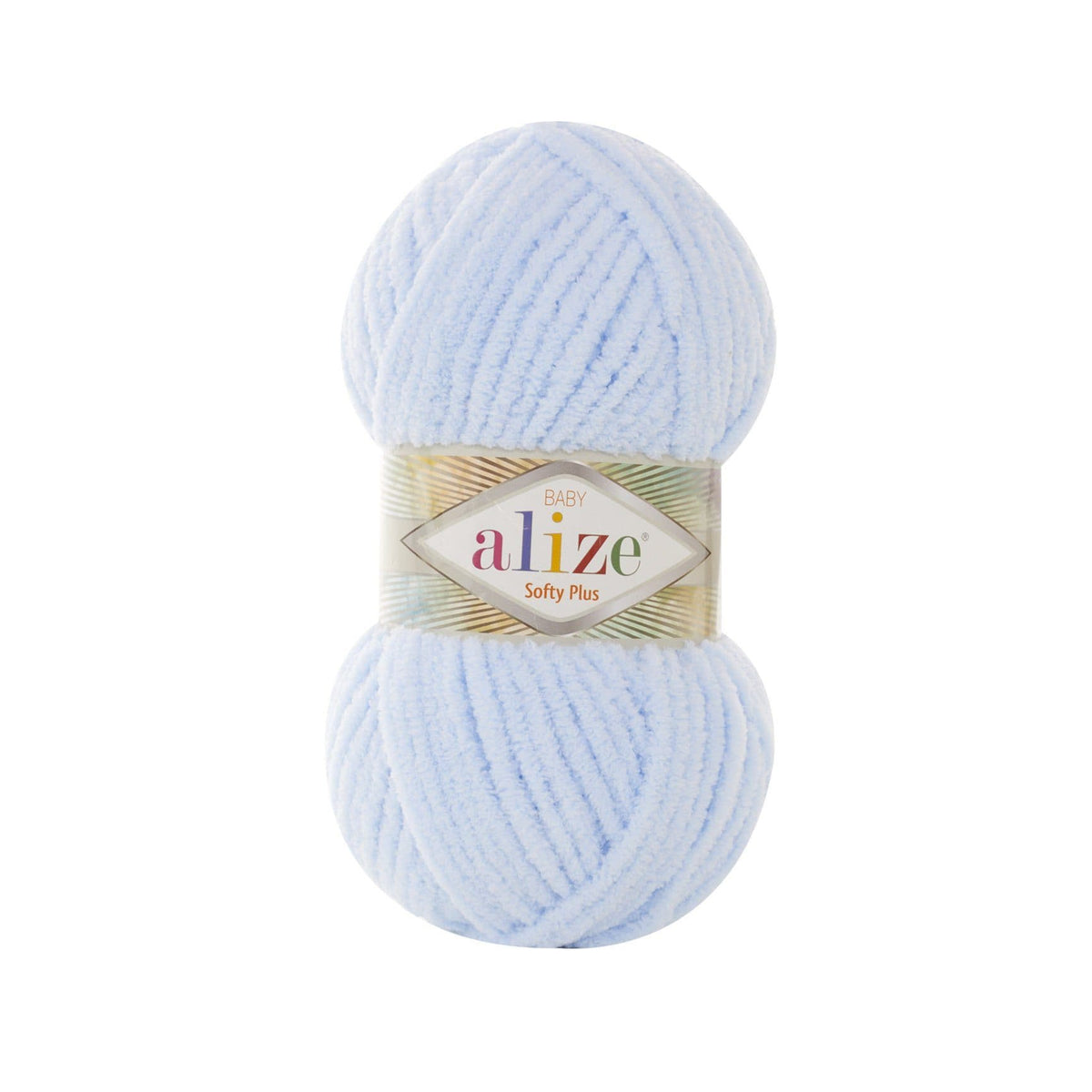 Alize Softy Plus 183 Ledus zila – bieza pūkaina dzija